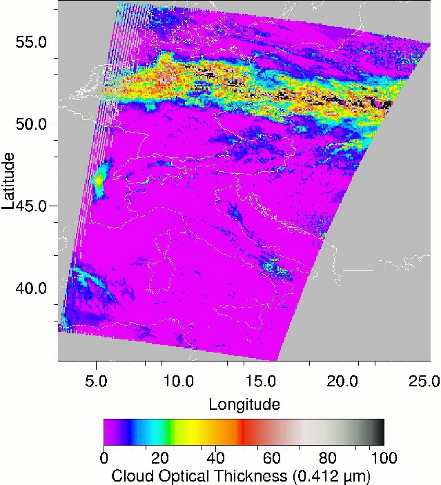 Cloud optical thickness