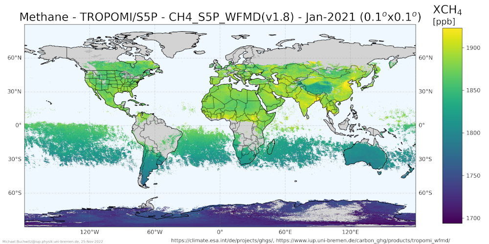 Satellite XCH4 2021 01.