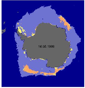 Sea ice classification in the Antarctic